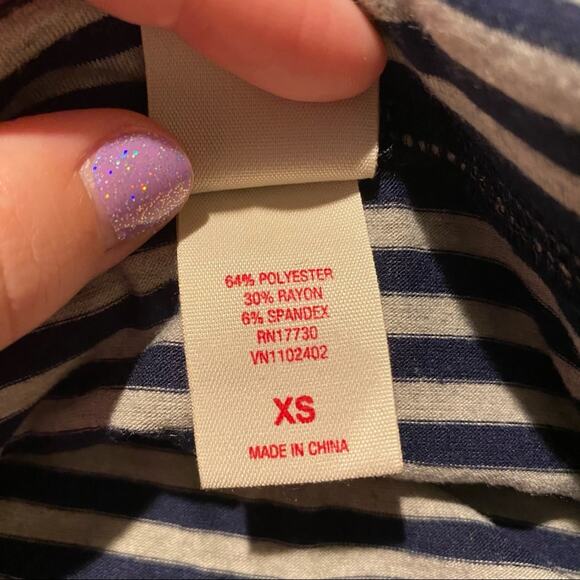 Mossimo Casual Striped Pull On Skater Skirt Size XS - Picture 6 of 7